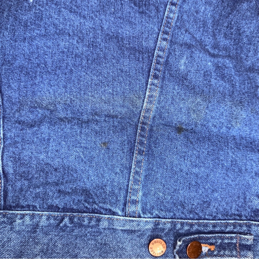 Vintage Blue Denim Jacket - Men’s Classic Trucker - Picture 6 of 6